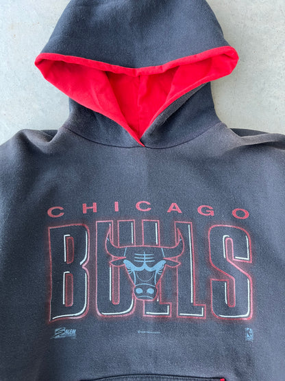 90's Chicago Bulls Salem Sports Hoodie [M]