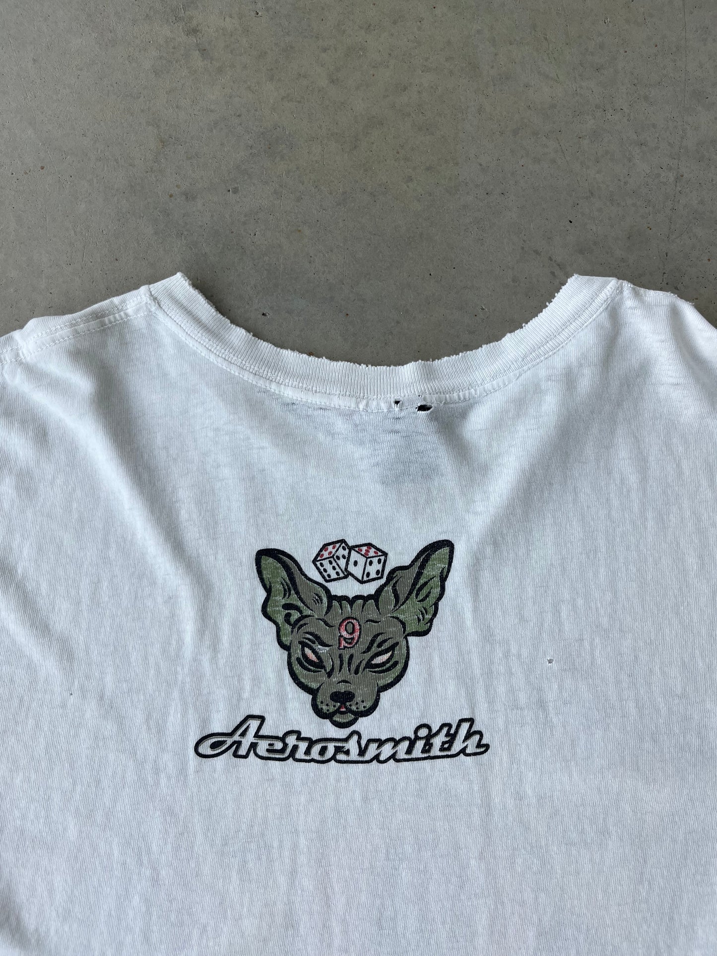 1997 Aerosmith Nine Lives Tour Band T Shirt [XL]