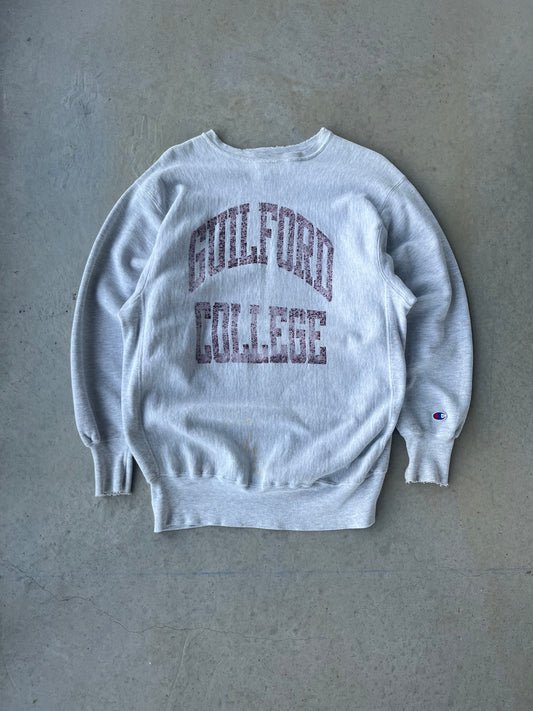 90's Guilford College Champion Reverse Weave Crewneck [XL]