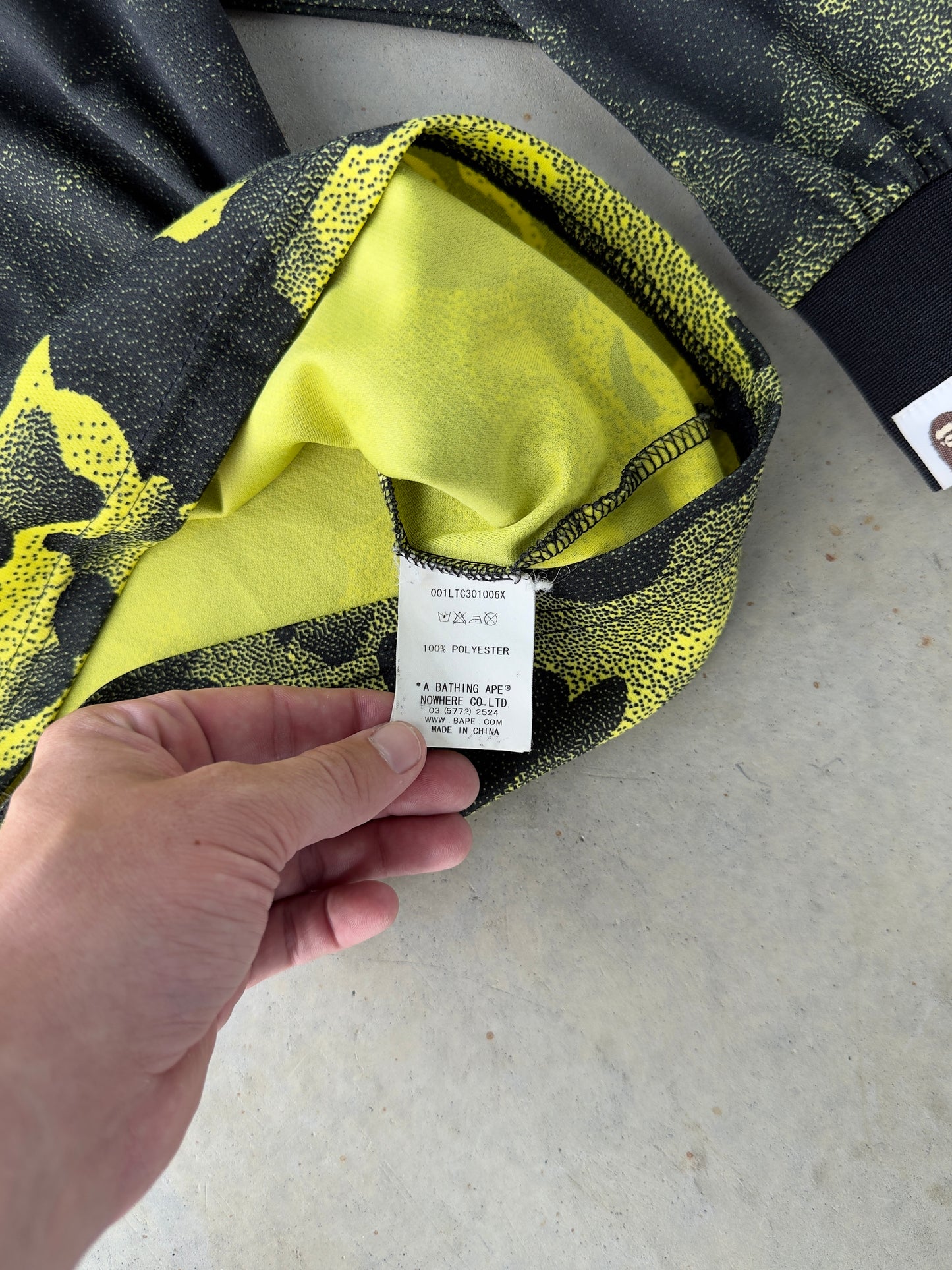 A Bathing Ape Bape Camo Long Sleeve Jersey [M]