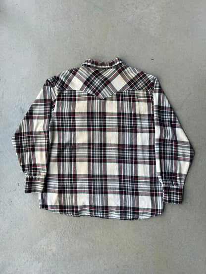 90s Wrangler Pearl Snap Flannel [XL]