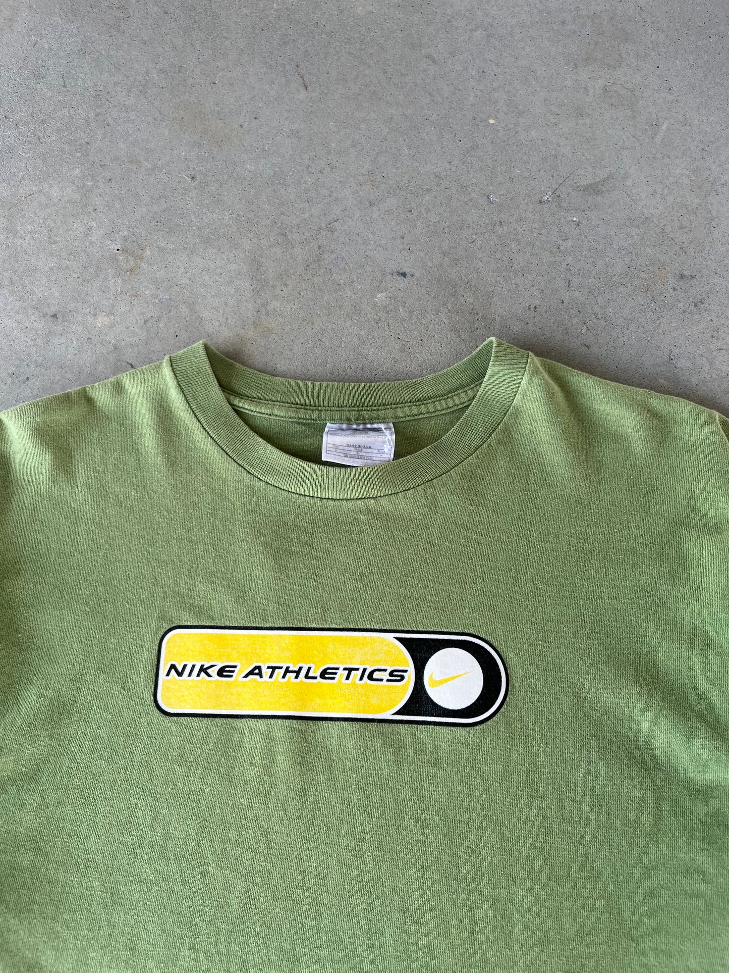 00’s Nike Athletics Box Logo T-Shirt [M]