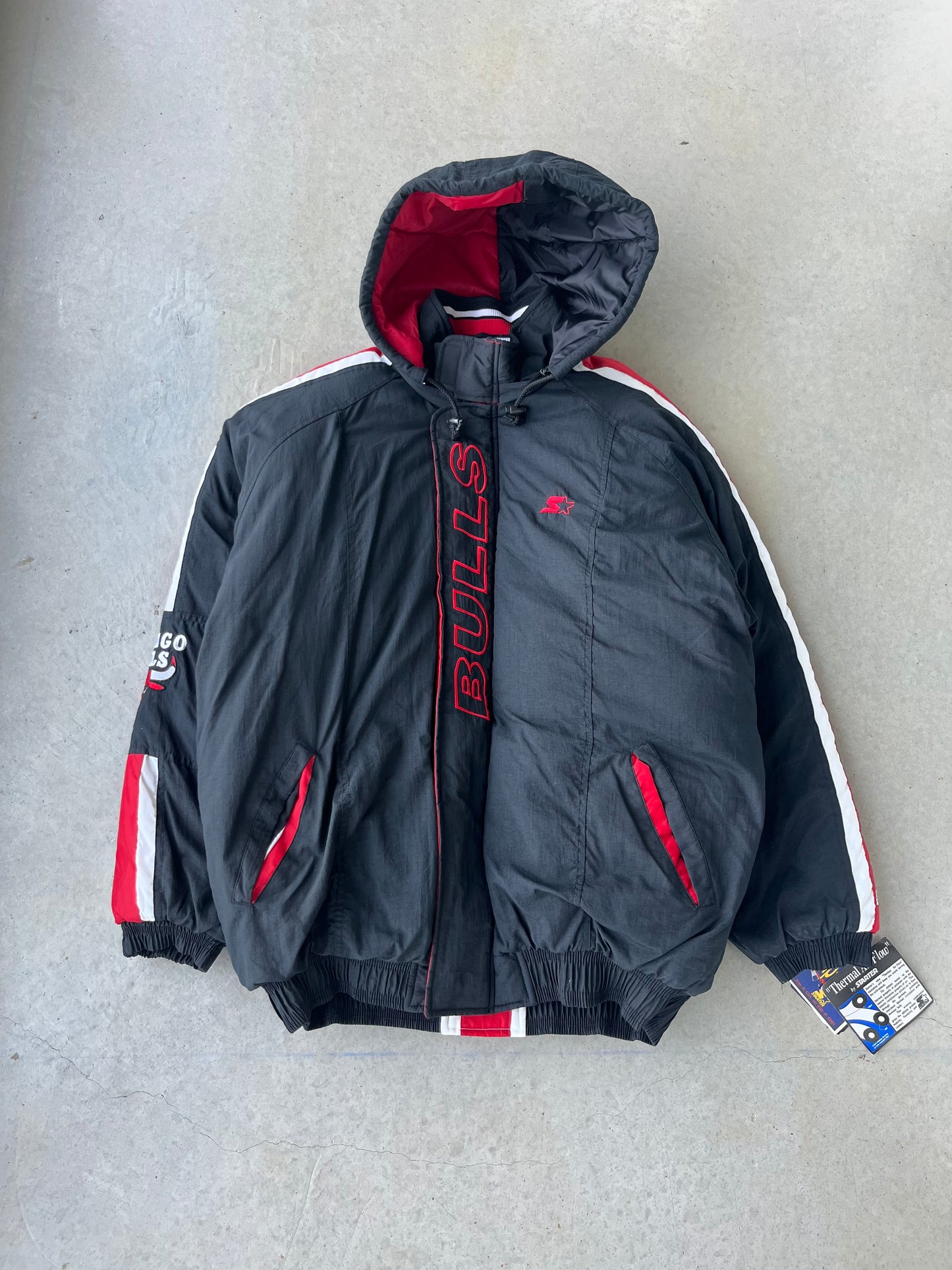 90's Chicago Bulls Starter Jacket [XL]