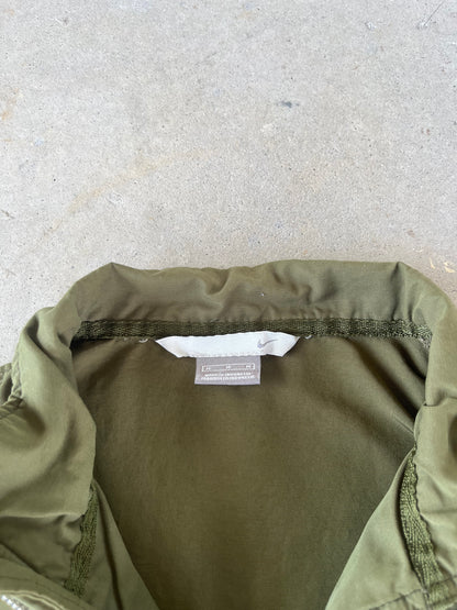 Y2K Nike Green Windbreaker Zip-Up Jacket [M]