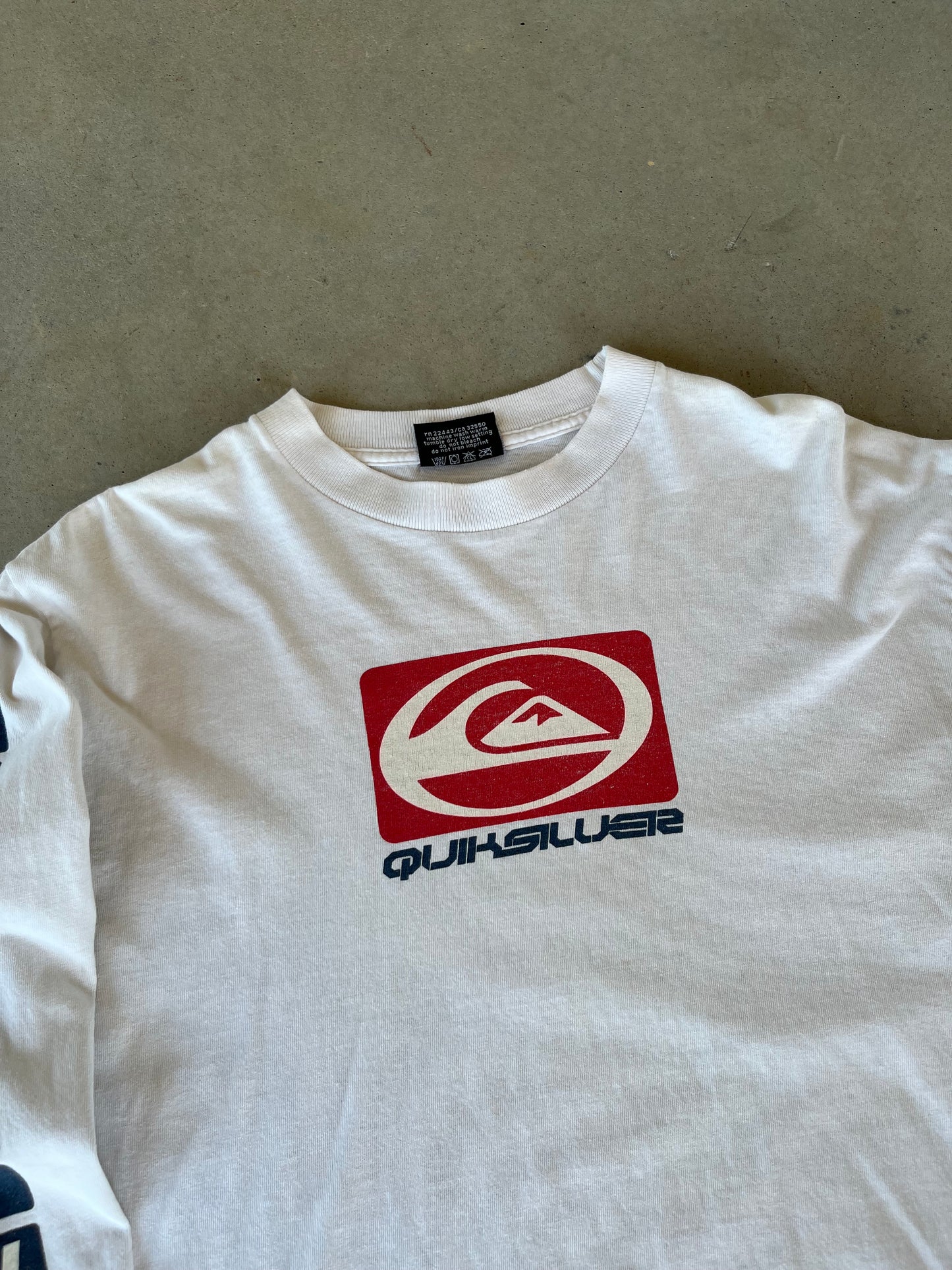Y2K Quicksilver Surfing Long Sleeve Shirt [M]