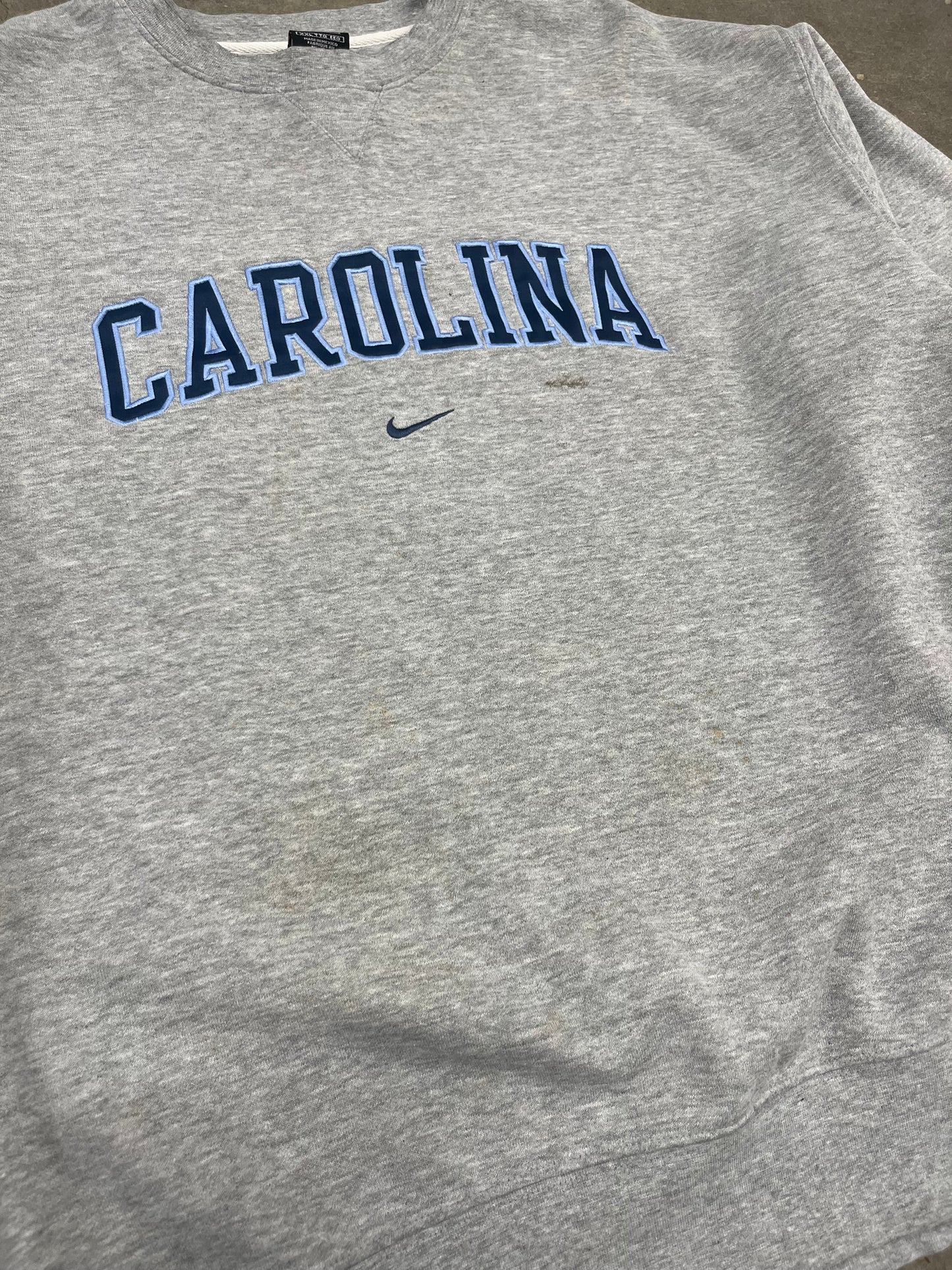 00’s University of North Carolina Tarheels Nike Team Sport Crewneck [XXL]