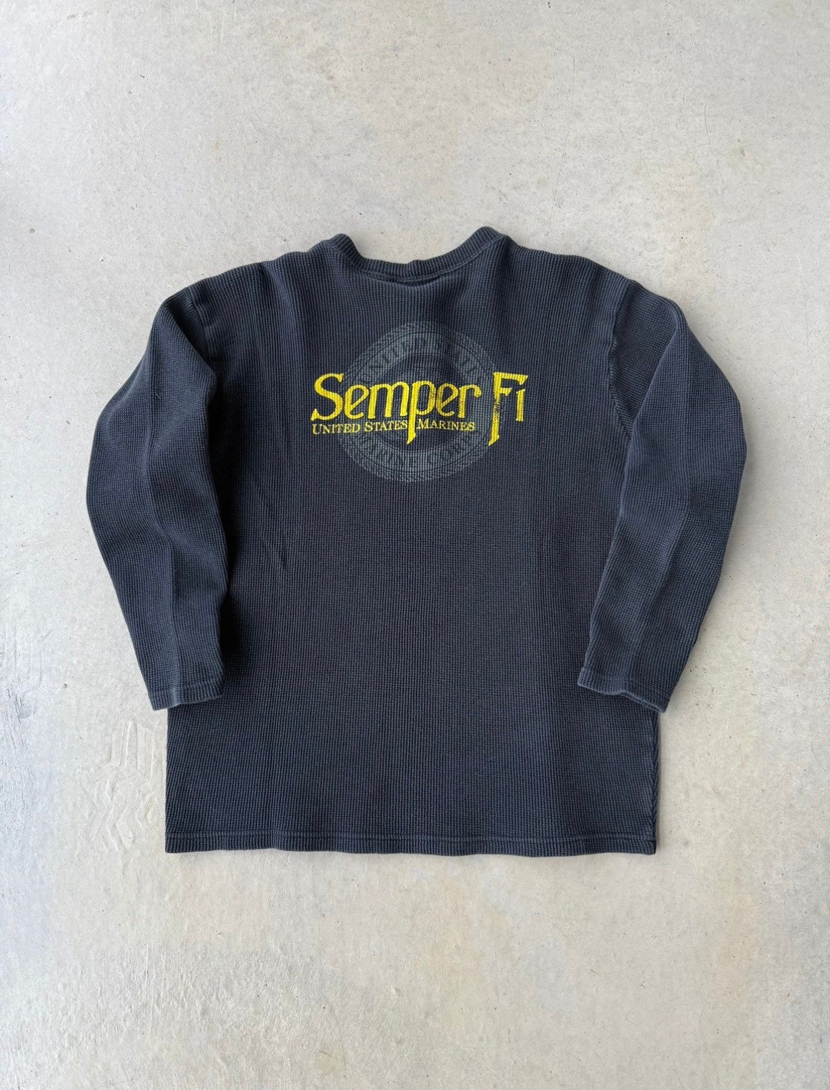 90’s Semper Fi Marines Long Sleeve Thermal [M]