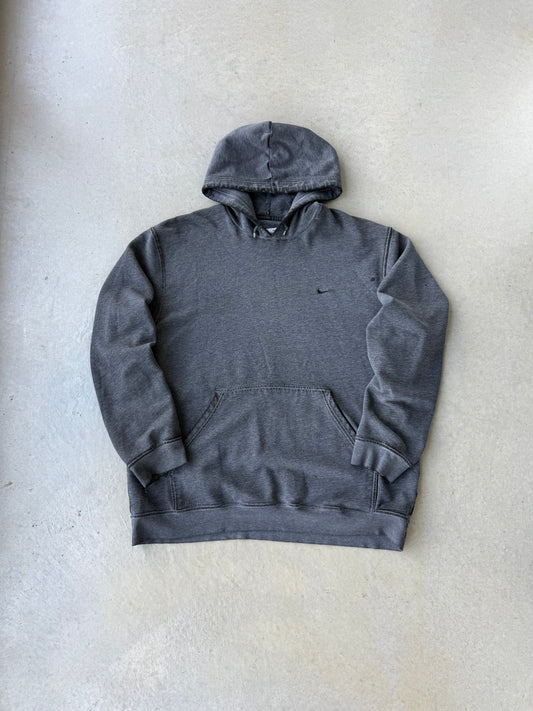 00’s Faded Grey Nike Swoosh Hoodie [XL]