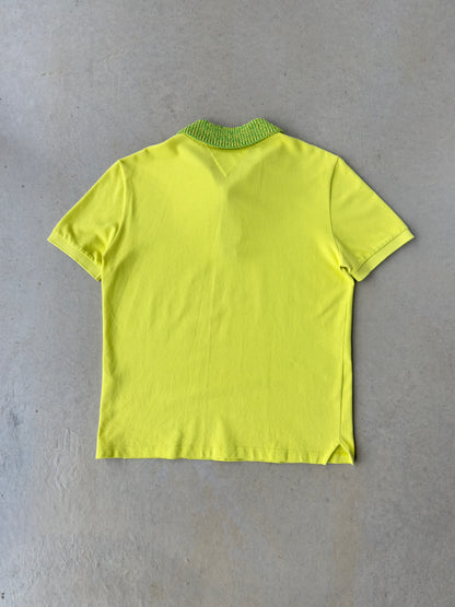 Bottega Vineta Green Knit Collar Polo Shirt [M]
