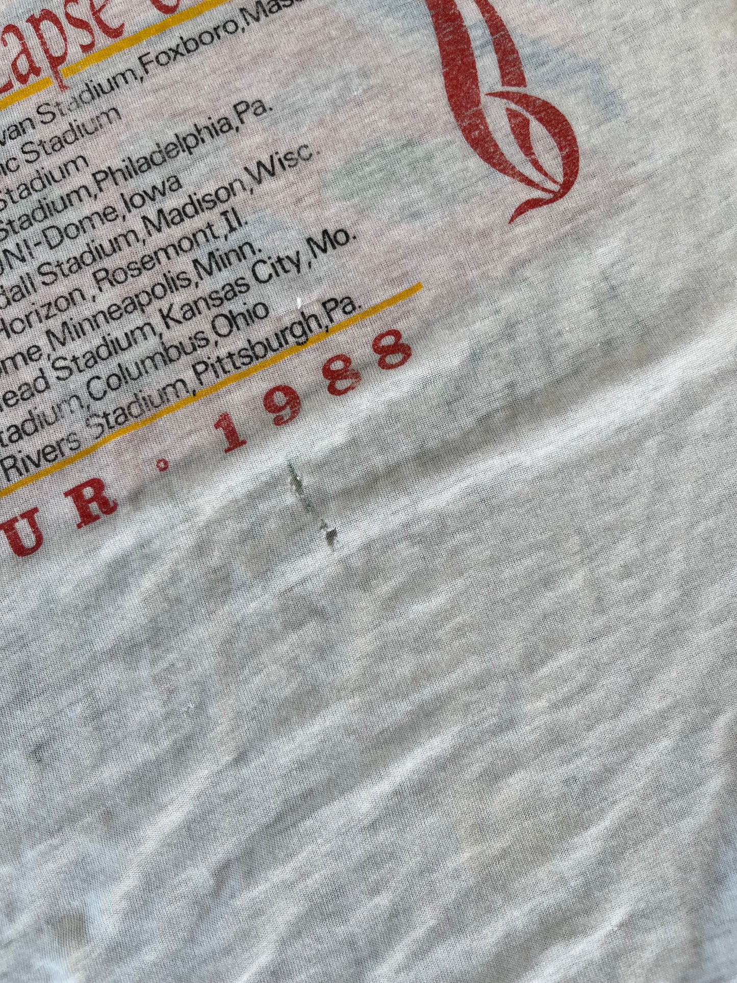 1988 Pink Floyd “ A Momentary Lapse of Reason “ World Tour Band T-Shirt [L]