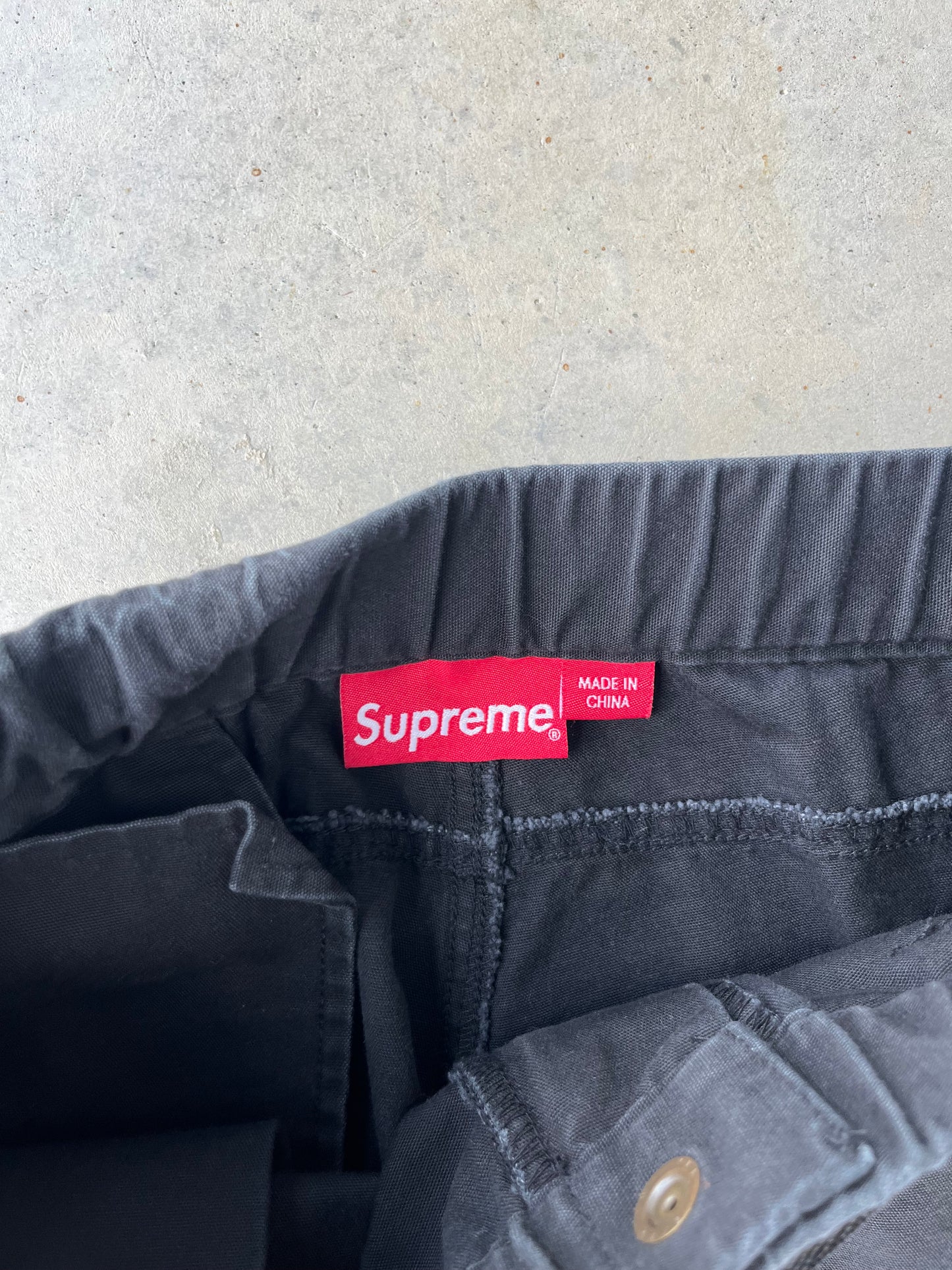 Supreme Black Cargo Pants [30x29]