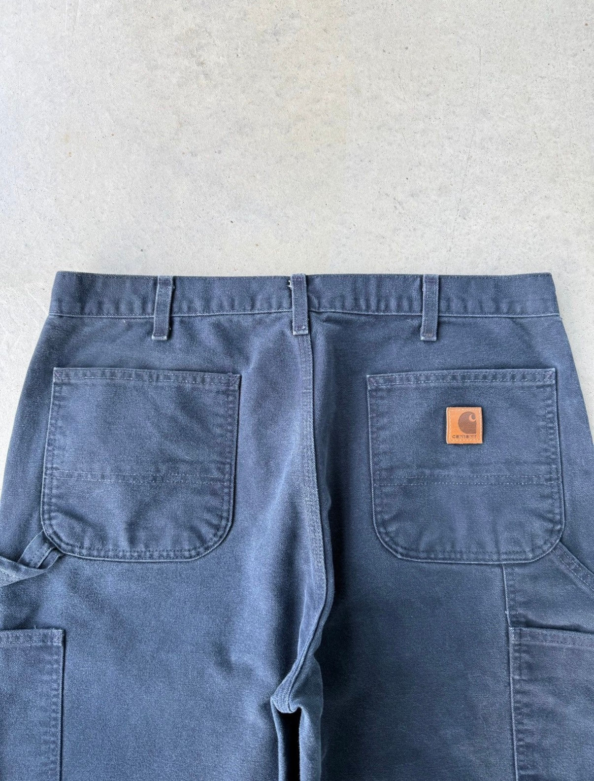 00’s Carhartt Navy Blue Work Pants [36x31]
