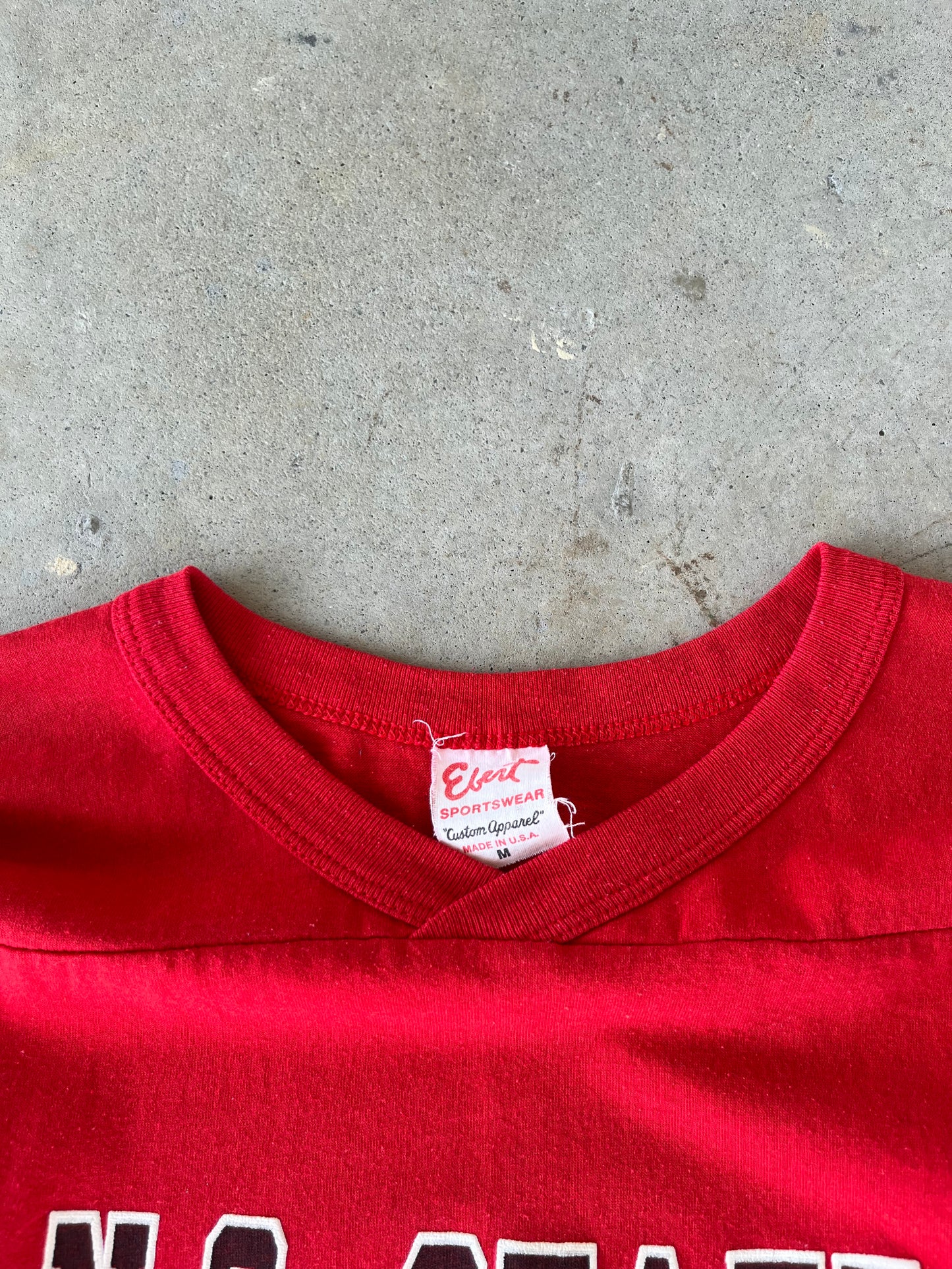 1980s NC State Univ. Wolfpack 3/4 Sleeve T -Shirt [M]