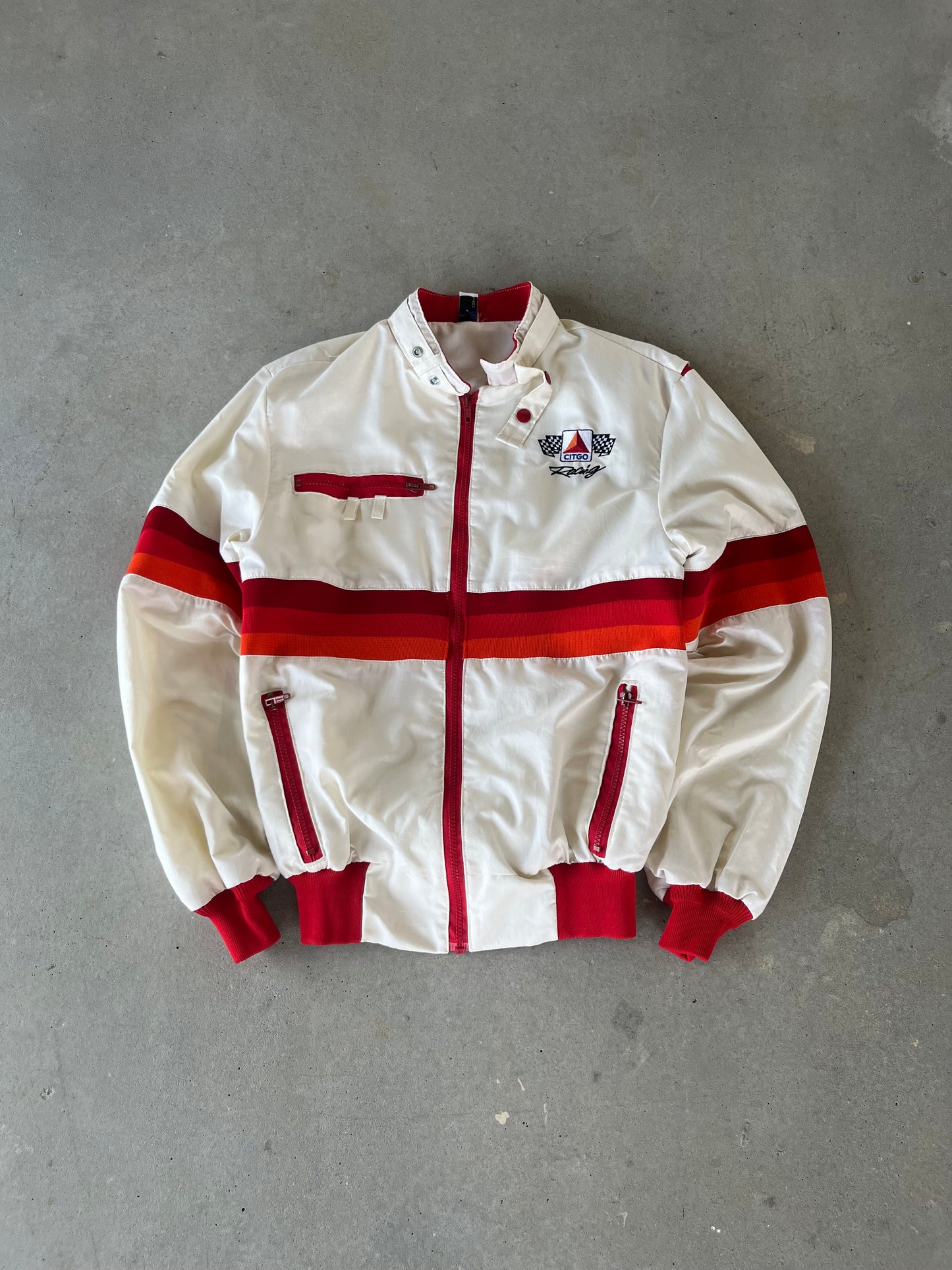 80’s Citgo Racing NASCAR Zip Up Jacket [M]