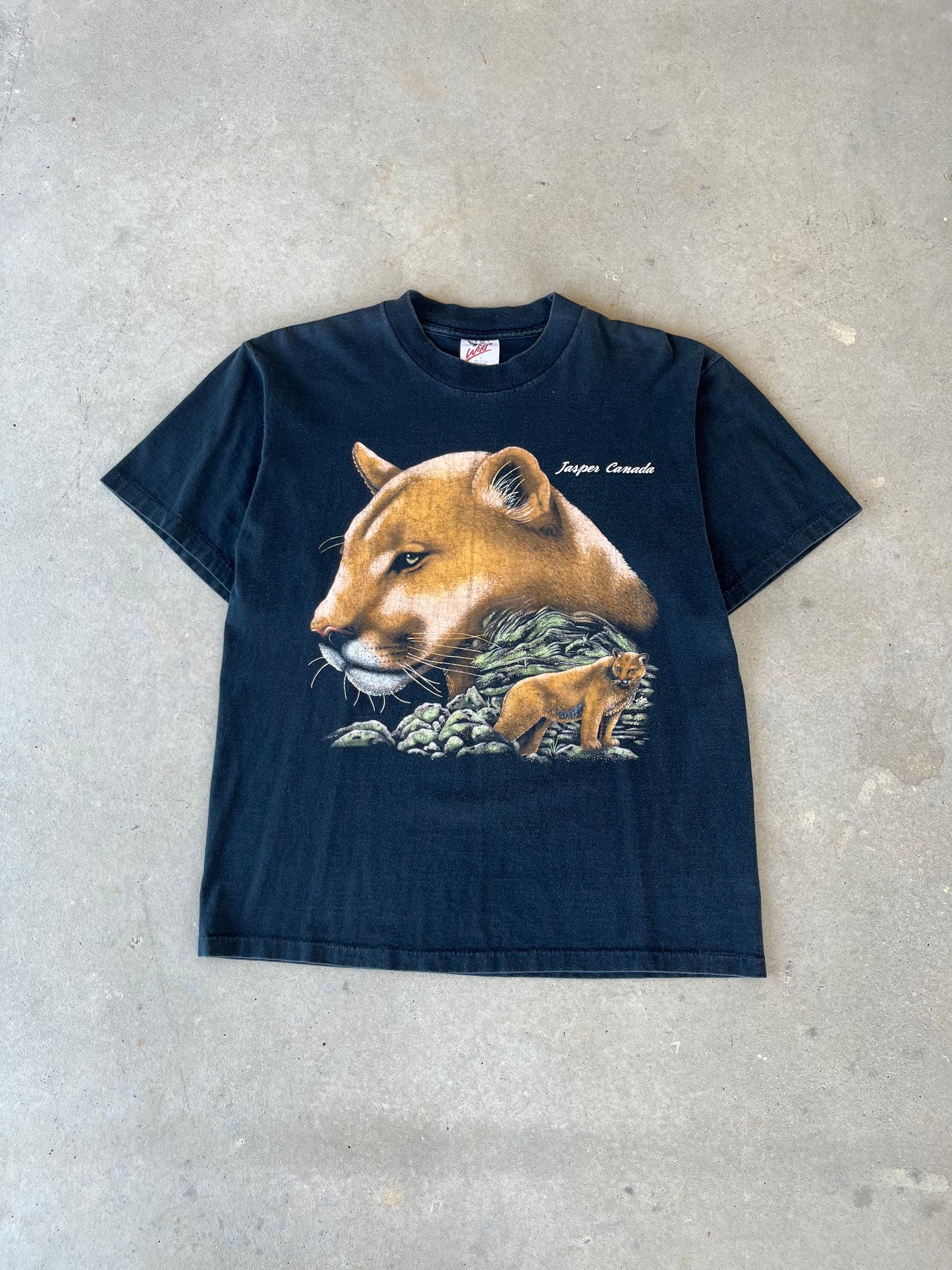 90’s Mountain Lion Animal T-Shirt [L]