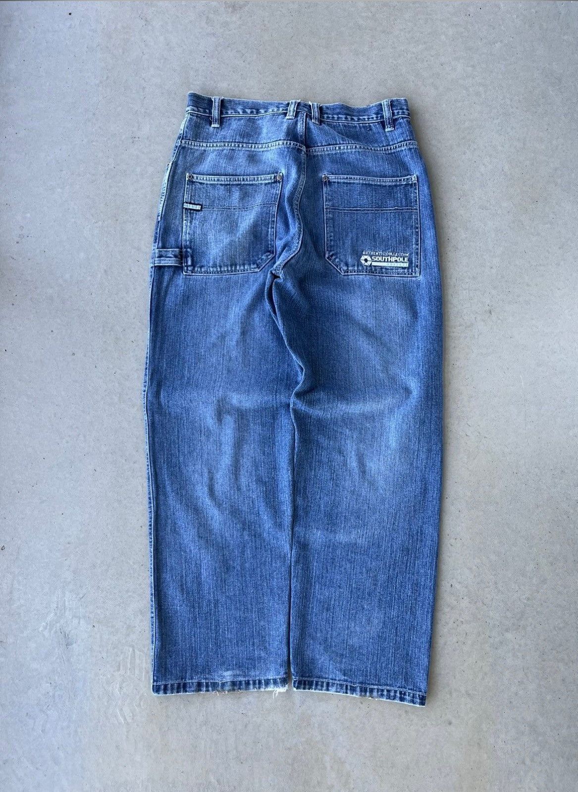 Y2K Southpole Baggy Embroidered Jeans [34x32]