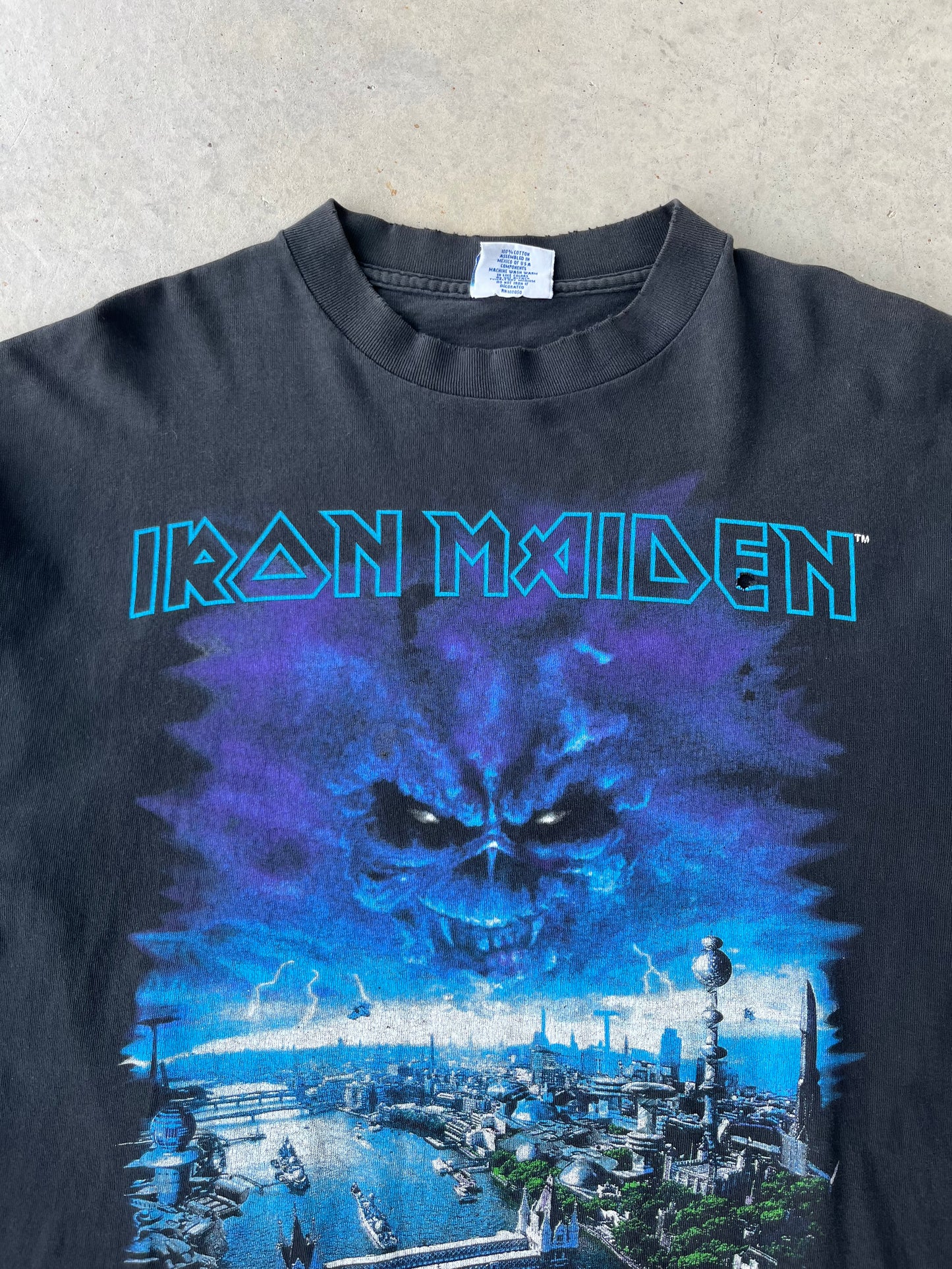 2000 Iron Maiden " Brave New World " Tour Band T Shirt [L]
