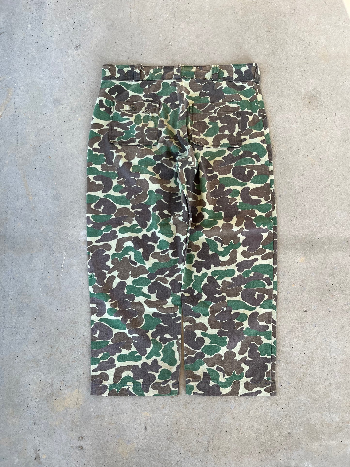 80’s K-Mart Duck Camo Military Pants [36x28]