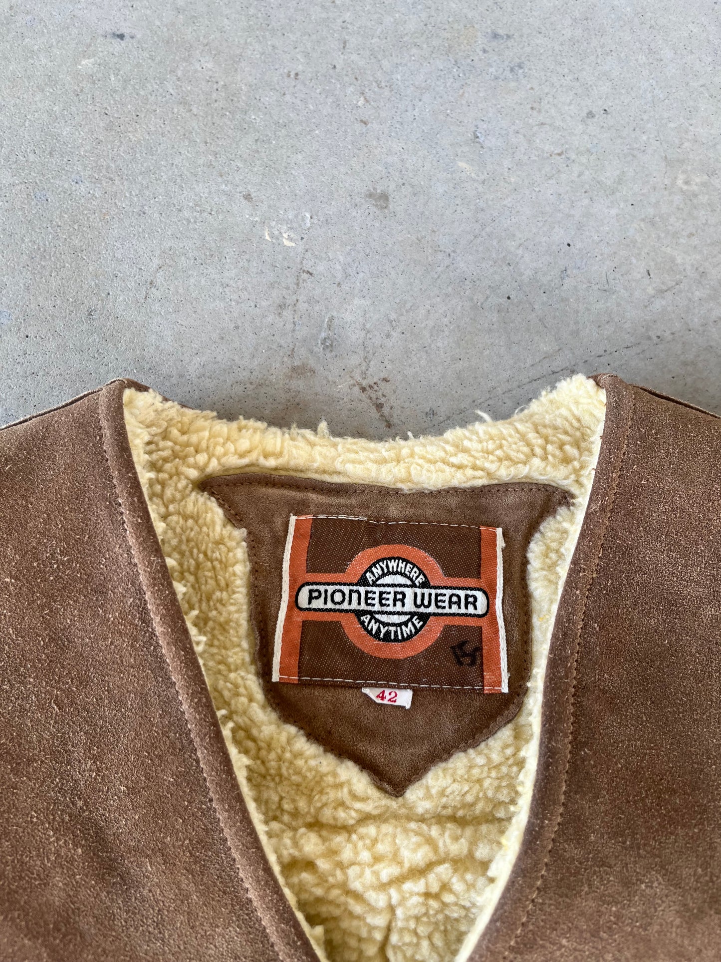 80’s Genuine Leather Button Up Vest [S]