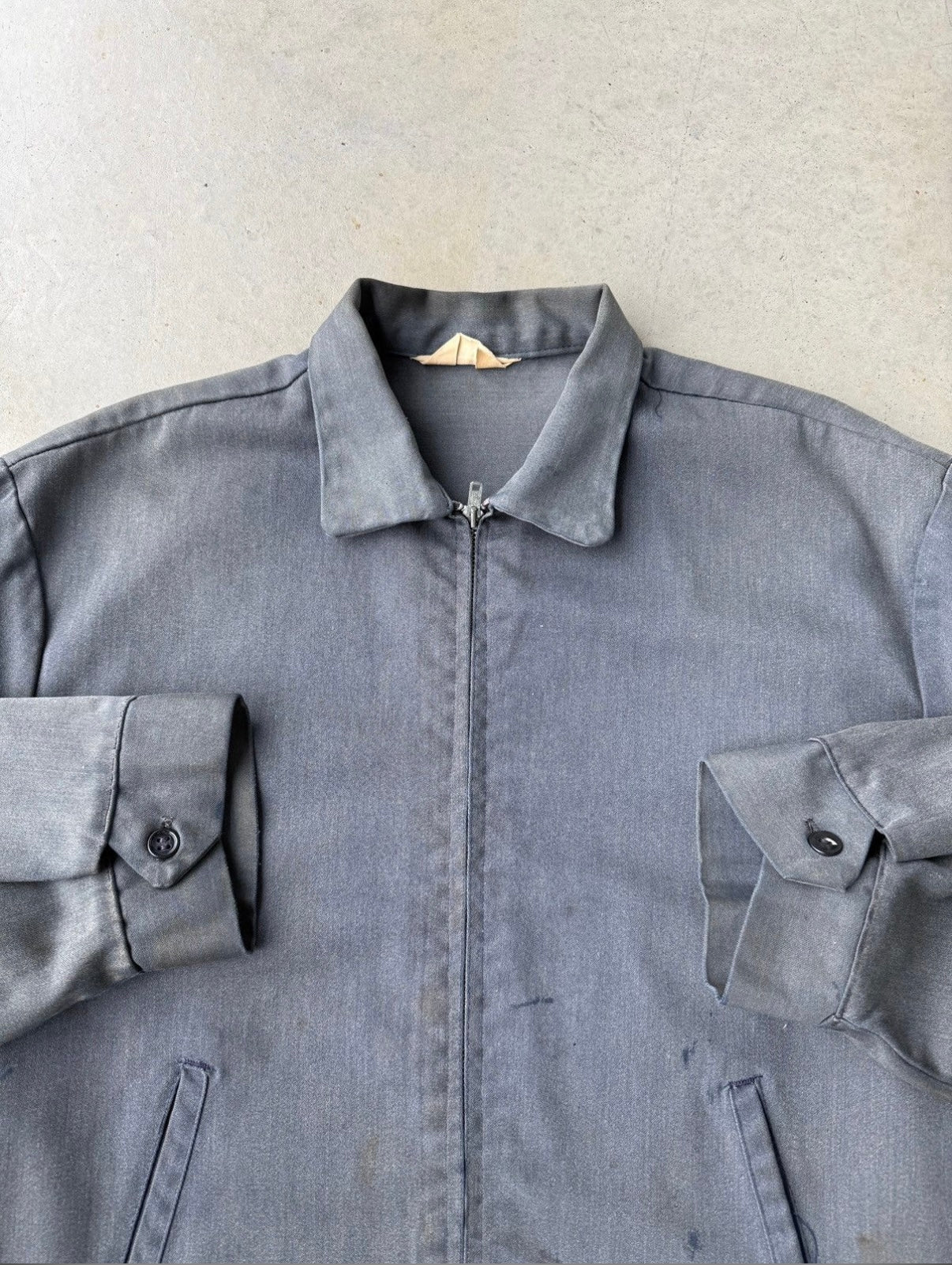 80’s Big Mac Faded Grey Work Jacket [L]