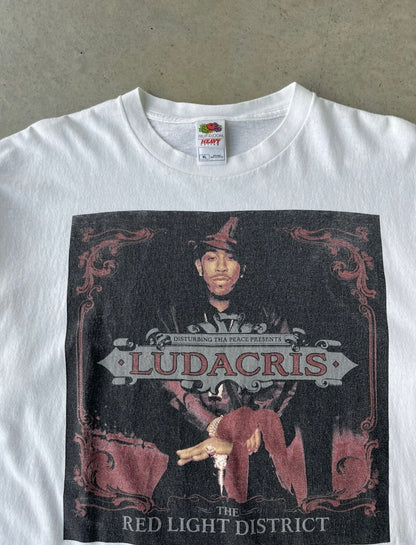 04' Ludacris " The Red Light District " Rap T Shirt [L]