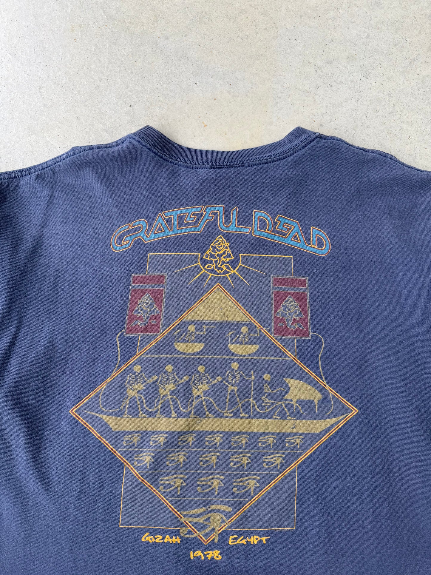 00’s Grateful Dead Gazah Egypt Band T-Shirt [XL]