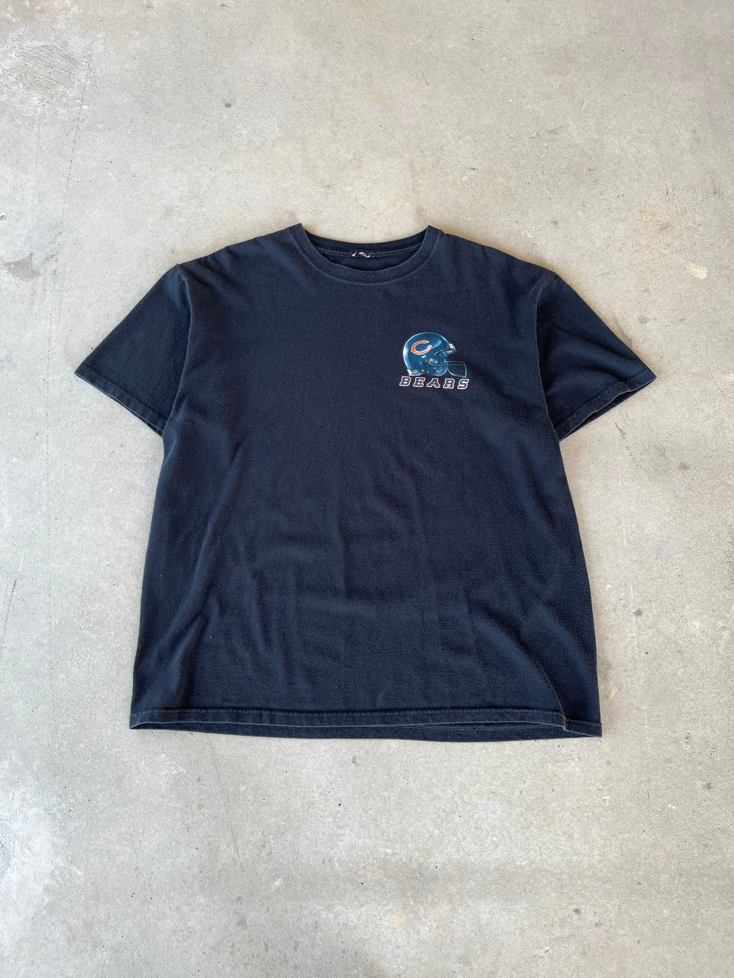 00’s Chicago Bears NFL Helmet T-Shirt [L]