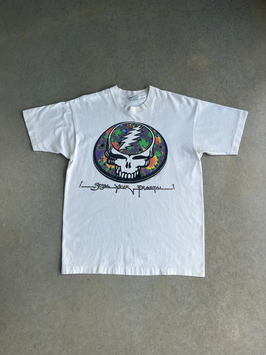 1993 Grateful Dead " I steal your fractal " T Shirt [L]
