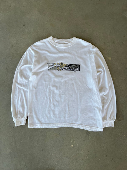 90’s Home Wrecker Box Logo Streetwear Long Sleeve [L]