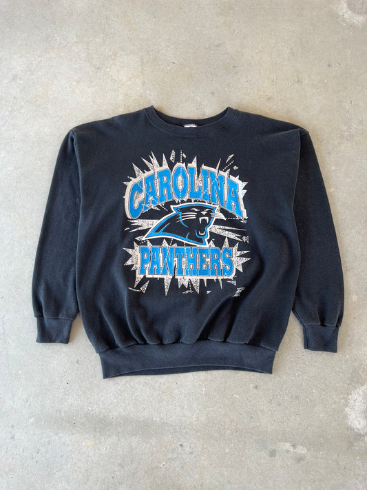 90’s Carolina Panthers Big Logo Crewneck [XL]