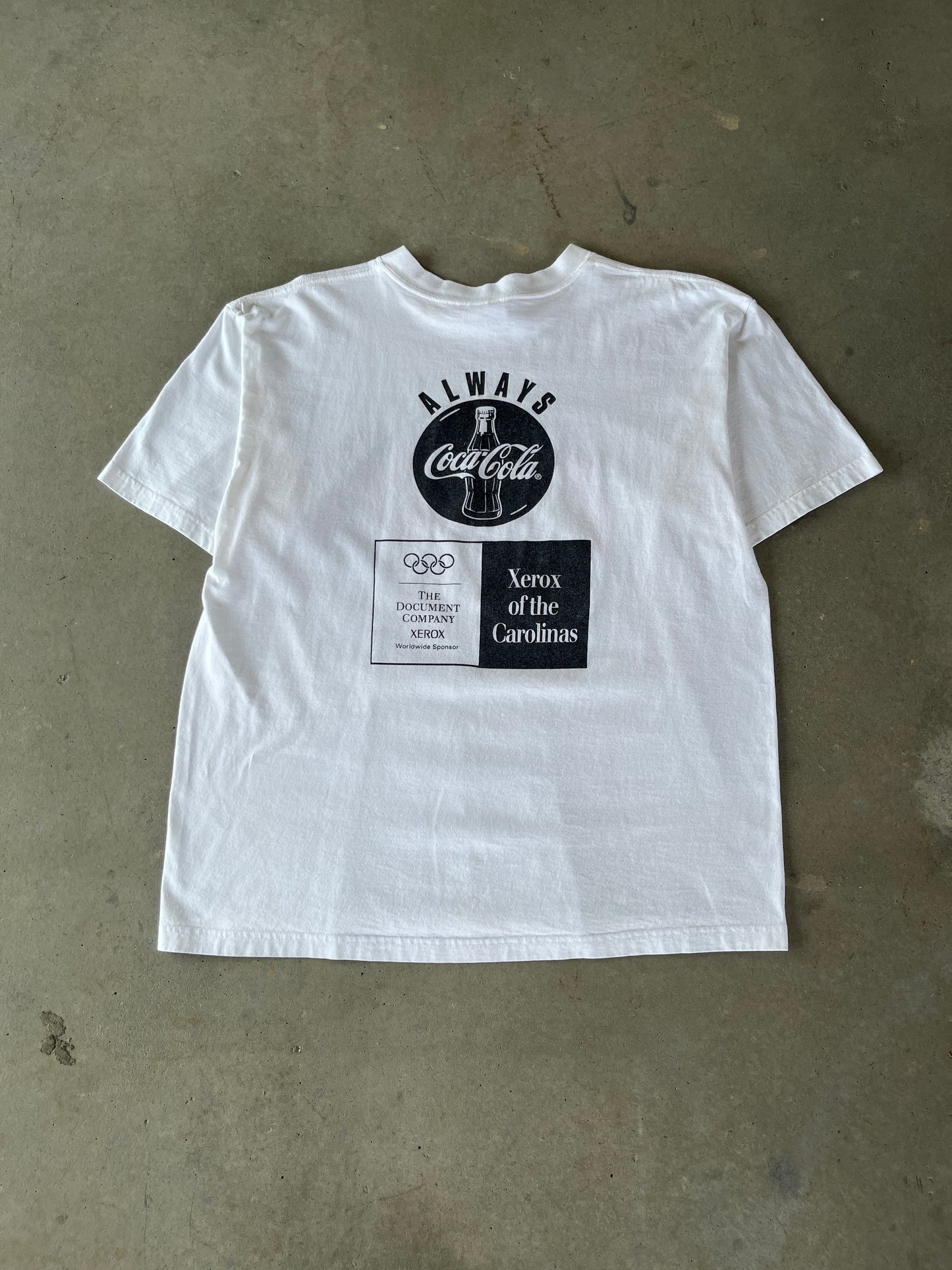 1996 Charlotte Hornets NBA Fan Night T-Shirt [XL]