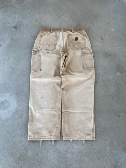 90’s Faded Carhartt Workwear Pants [33x31]