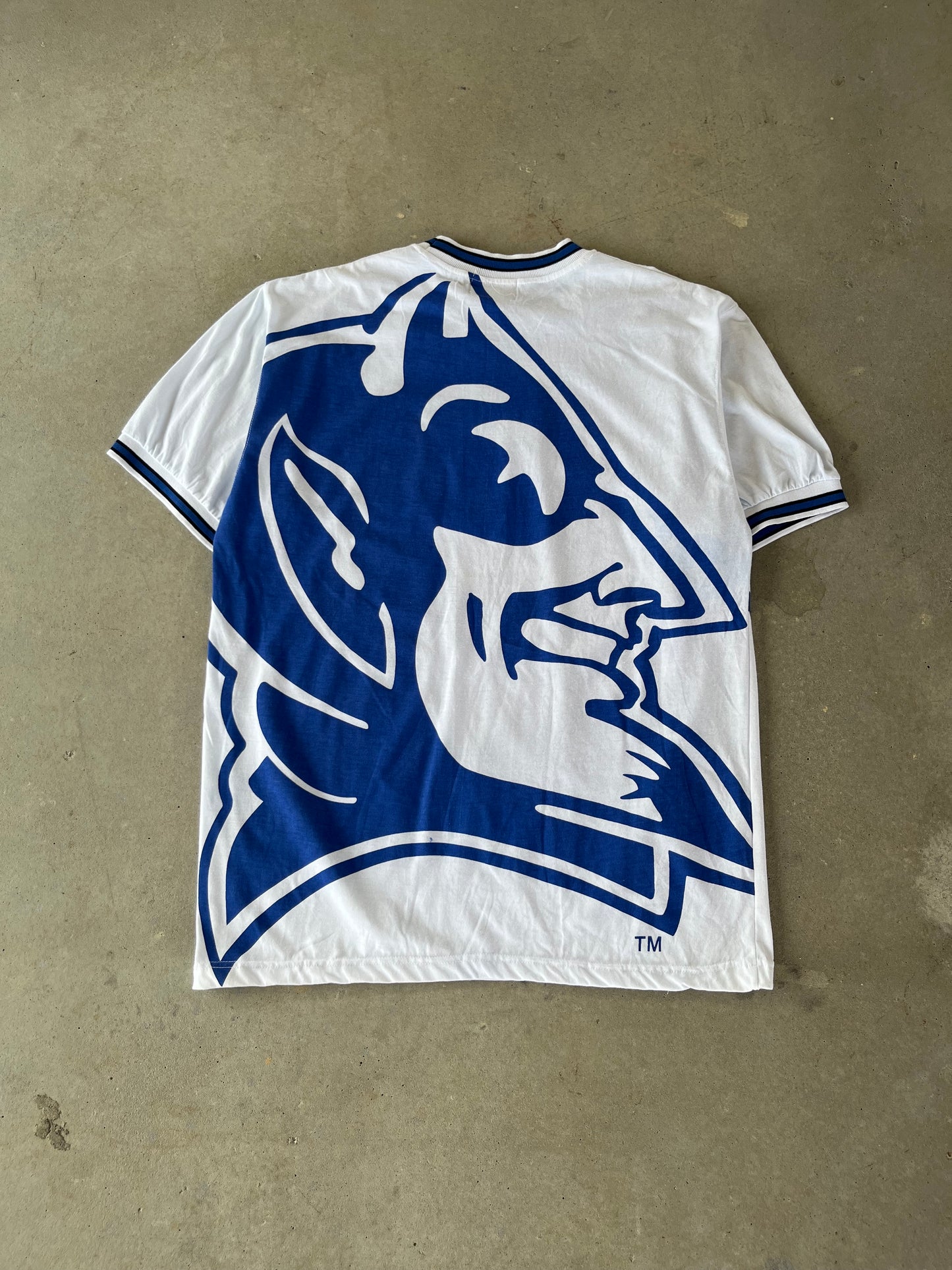 00’s Duke Blue Devils All Over Print T-Shirt [L]