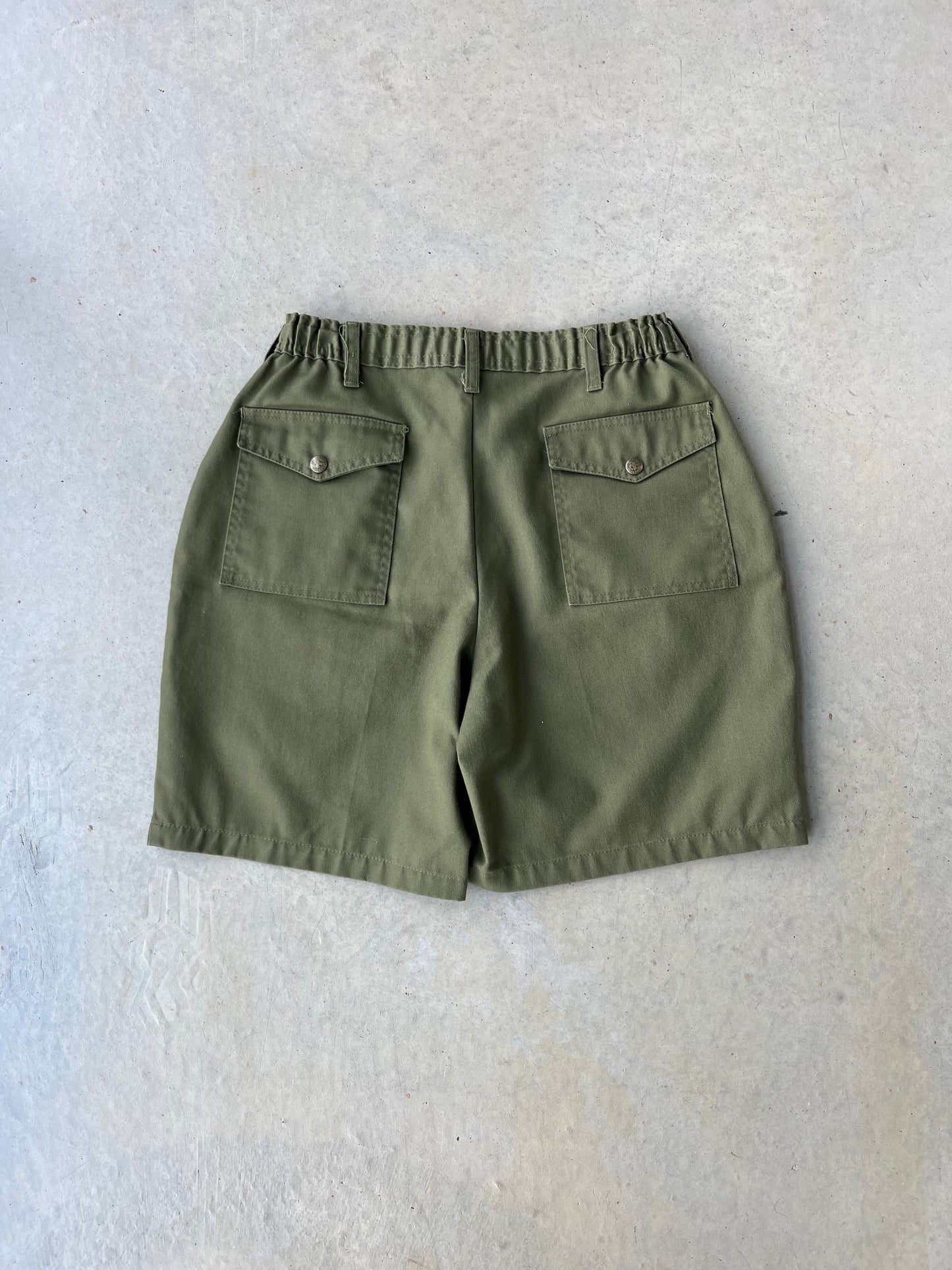 90’s Boy Scouts Military Green Shorts [32]