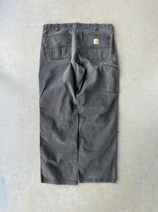 00’s Carhartt Dark Gray Work Pants [36x30]