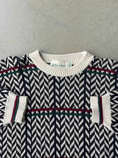 90s St. John's Bay Multi-Colored Sweater [L]