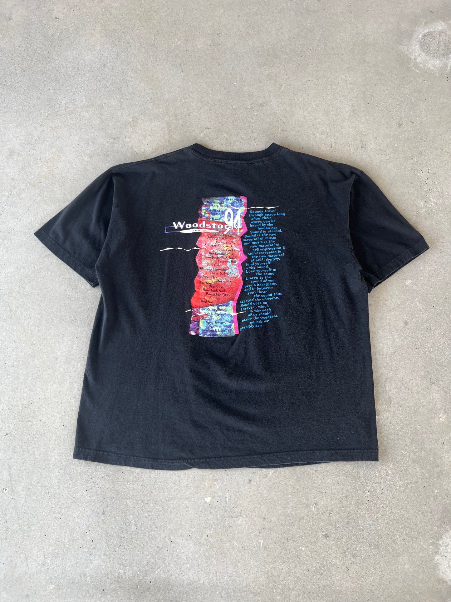 1994 Woodstock Festival Pepsi T-Shirt [L]