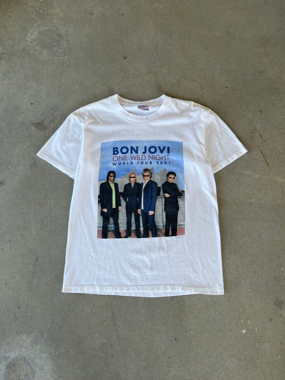 2001 Bon Jovi “ One Wild Night “ World Tour Band T-Shirt [M]