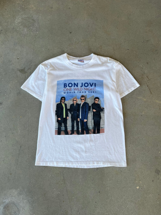 2001 Bon Jovi “ One Wild Night “ World Tour Band T-Shirt [M]