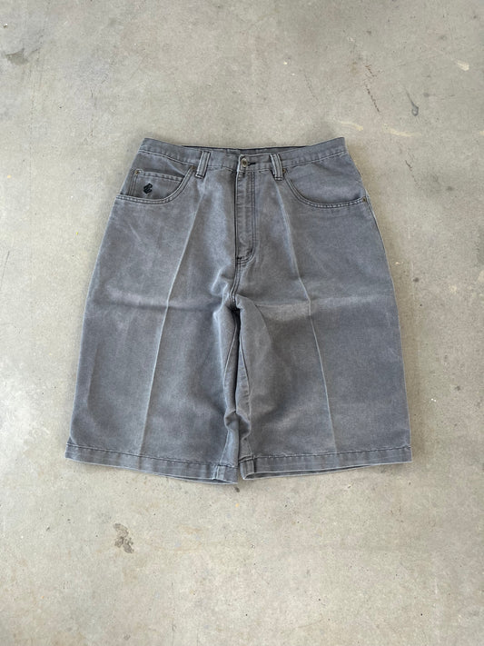 Y2K Grey Rocawear Embroidered Baggy Shorts [34]