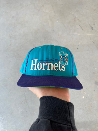 90’s Charlotte Hornets The Game Striped Hat