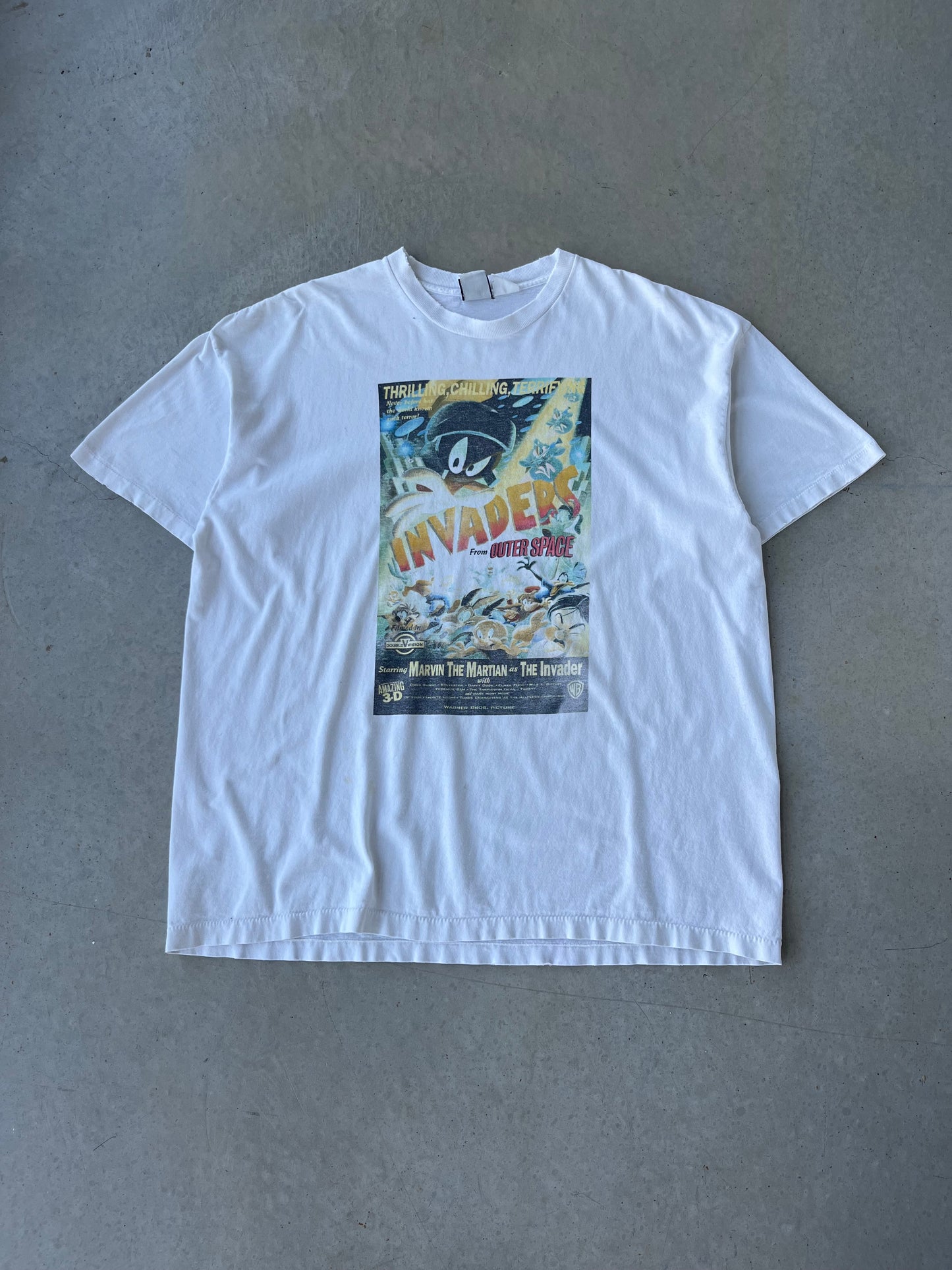 90's Marvin the Martian Invader T Shirt [XL]