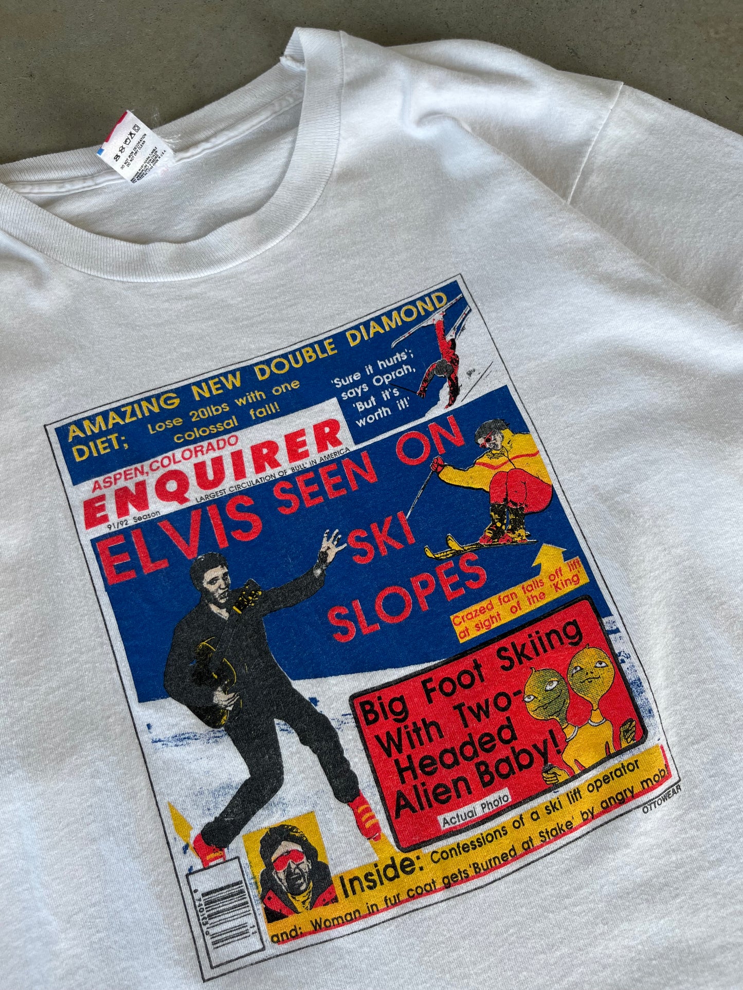 90’s Aspen, Colorado Elvis Presley Parody T-Shirt [XL]