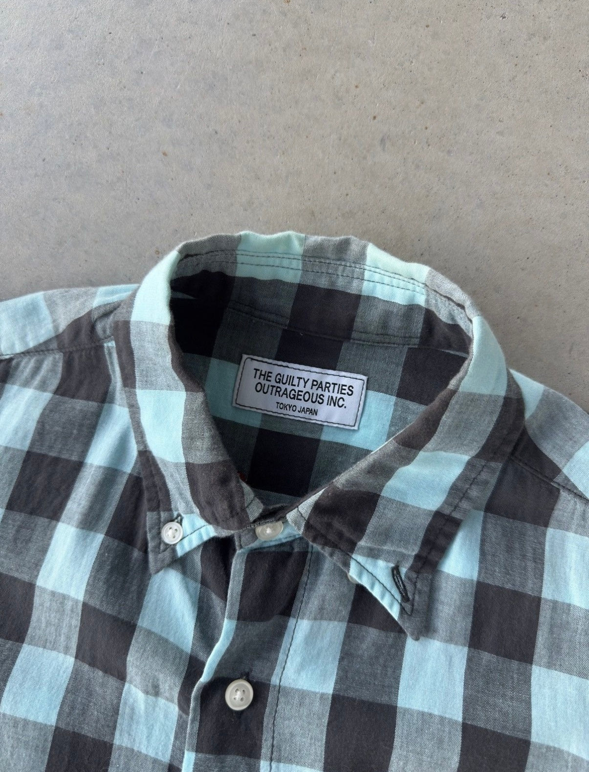 Guilty Parties “ Drunkards Dream, Rock Steady “ Button Up Shirt [M]