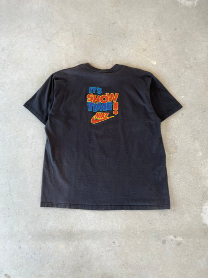 90’s Nike Flight Basketball “ It’s Show Time “ T-Shirt [L]