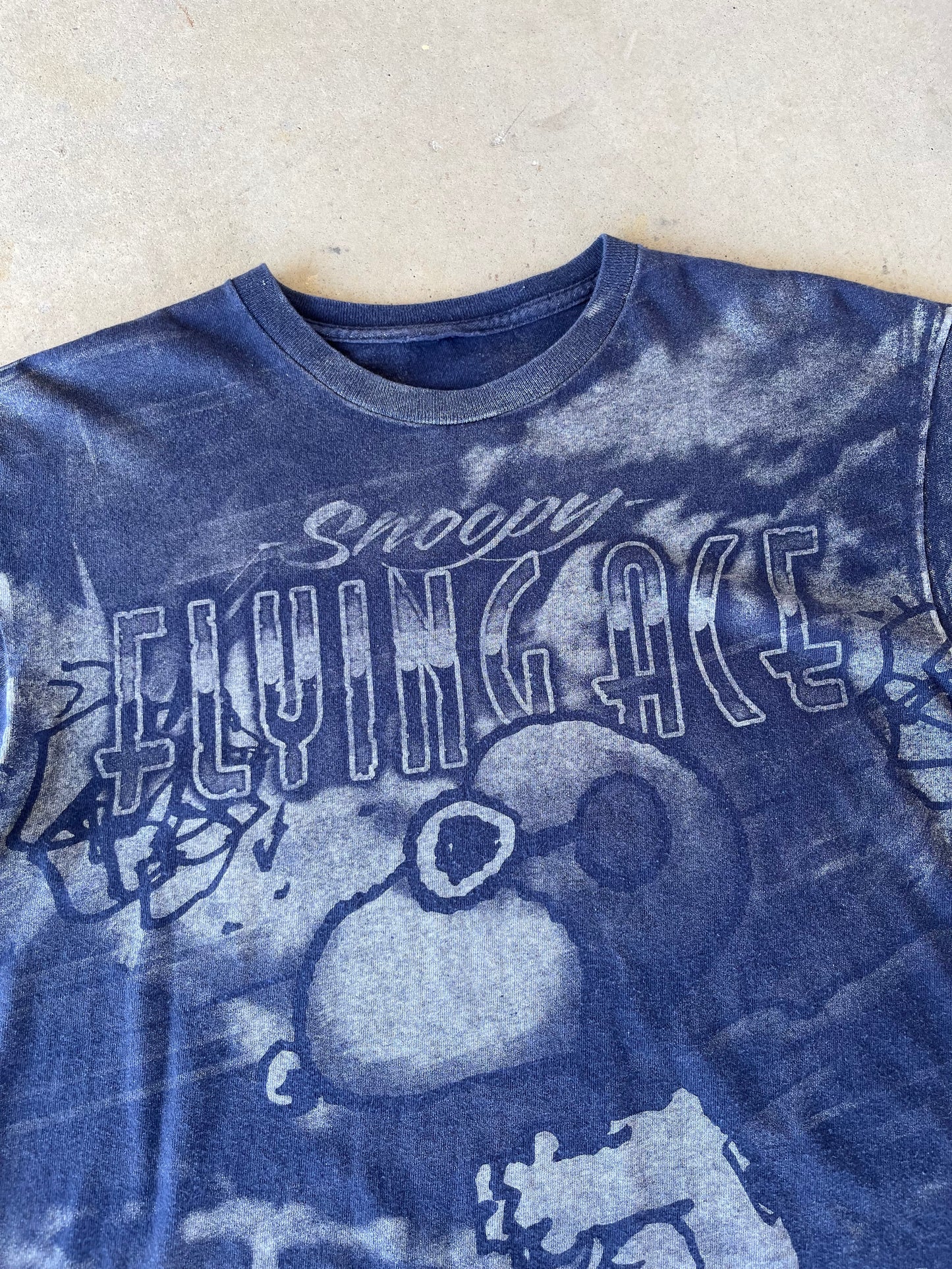 00’s Flying Ace Snoopy All Over Print T-Shirt [M]