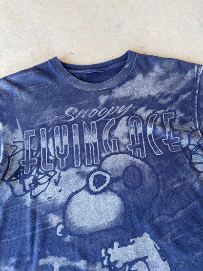 00’s Flying Ace Snoopy All Over Print T-Shirt [M]
