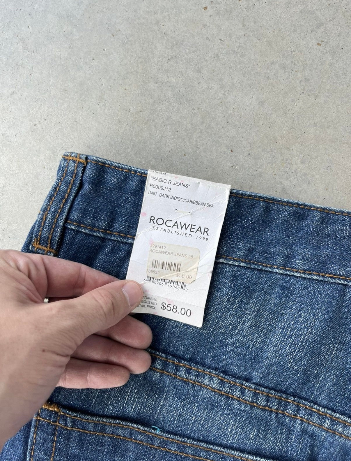 Y2K Rocawear Embroidered Denim Jeans [38x34]