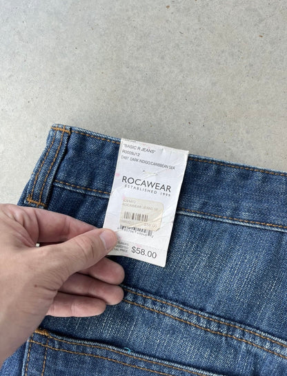 Y2K Rocawear Embroidered Denim Jeans [38x34]