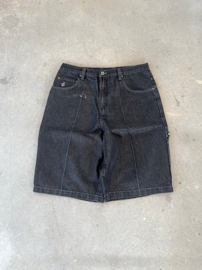 Y2K Black Rocawear Embroidered Baggy Shorts [35]